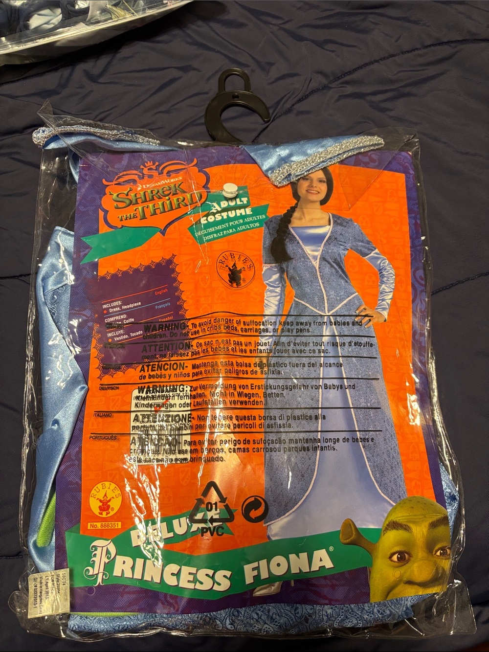 Princess Fiona Kids Costume - Blue